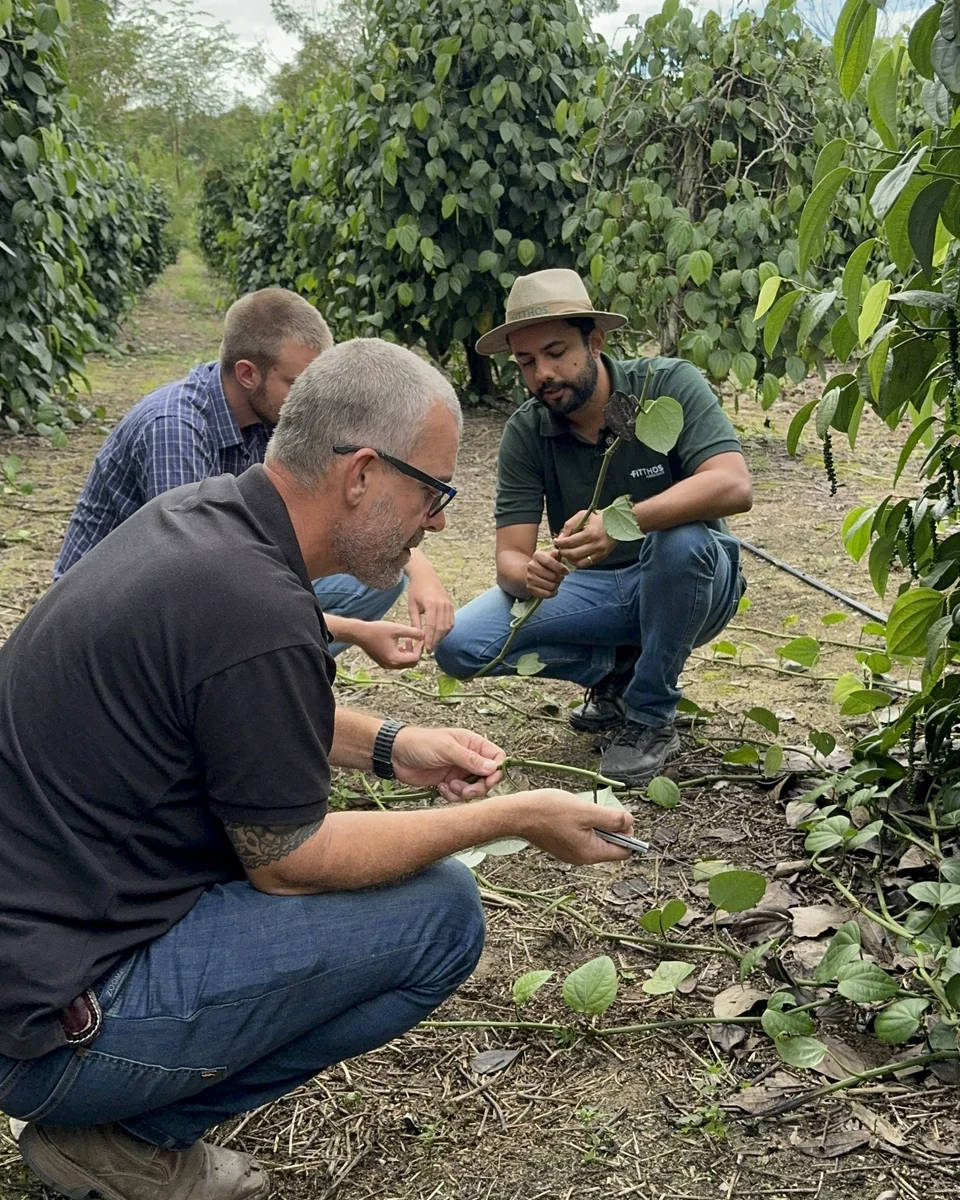 Registro da atuação técnica da Erasmo Agro no campo